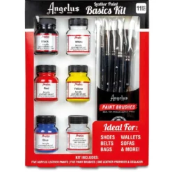 Angelus® Acrylic Lederfarbe Basics-Set