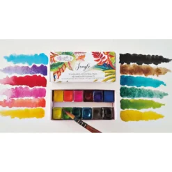 Aquarelle de Provence® extrafeine Aquarellfarben 12er-Set, "Jungle"