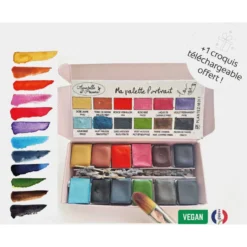Aquarelle de Provence® extrafeine Aquarellfarben 12er-Set, 