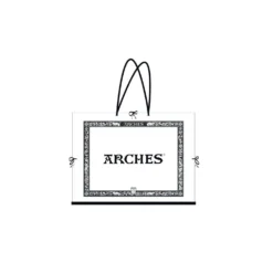 ARCHES® Portfolio Mappe mit 10 Blatt Aquarellkarton 50 x 76 cm 300 g/qm Feinkorn