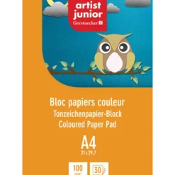 artist junior Tonzeichenpapier-Block