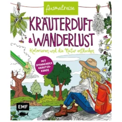 Ausmalreise Kräuterduft und Wanderlust