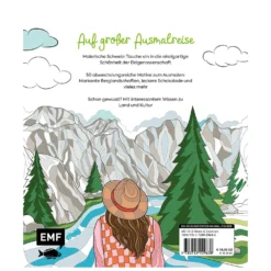 Ausmalreise Schweiz – Kolorieren und das Land entdecken