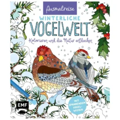 Ausmalreise Winterliche Vogelwelt