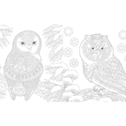 Ausmalreise Winterliche Vogelwelt
