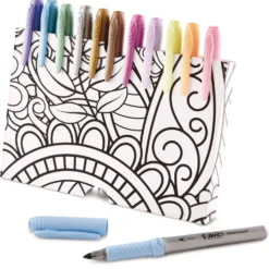 BIC® intensity Permanent Marker-Set, Pastell- und Metallicfarben