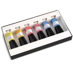 BLOCKX Aquarellfarben-Sets, 6 x 15-ml-Tuben
