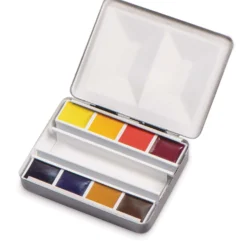 BLOCKX emaillierter Aquarellkasten mit halben Näpfchen