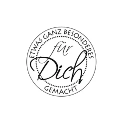 Butterer Stempel "Für Dich" und "Mit ganz viel Liebe gemacht"