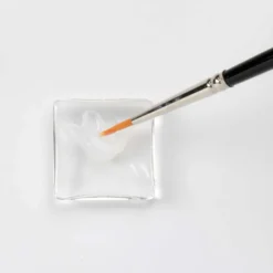 Cabochon quadratischer Anhänger, silberfarben