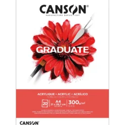 CANSON® Graduate Acrylmalblock, 300 g/qm, 20 Blatt