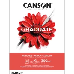 CANSON® Graduate Acrylmalblock, 300 g/qm, 20 Blatt
