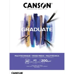 CANSON® Graduate Mixed Media-Blöcke, weiß