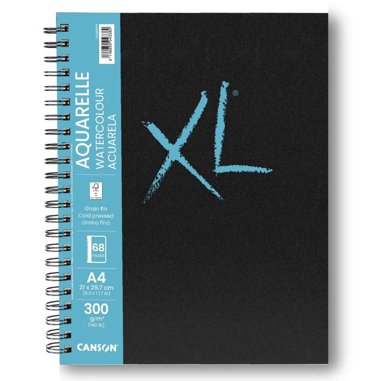 CANSON® XL® Aquarelle ART BOOK, Aquarell-Spiralskizzenbuch