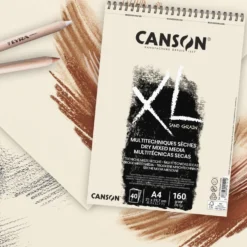 CANSON® XL® Dry Mixed Media Sand Grain Spiralblock