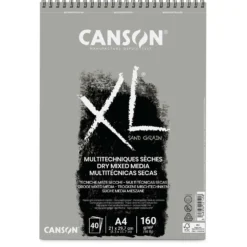 CANSON® XL® Dry Mixed Media Sand Grain Spiralblock