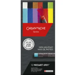CARAN d'ACHE® NEOART™ 6901 wasserfeste Wachs- und Ölpastellkreiden-Sets