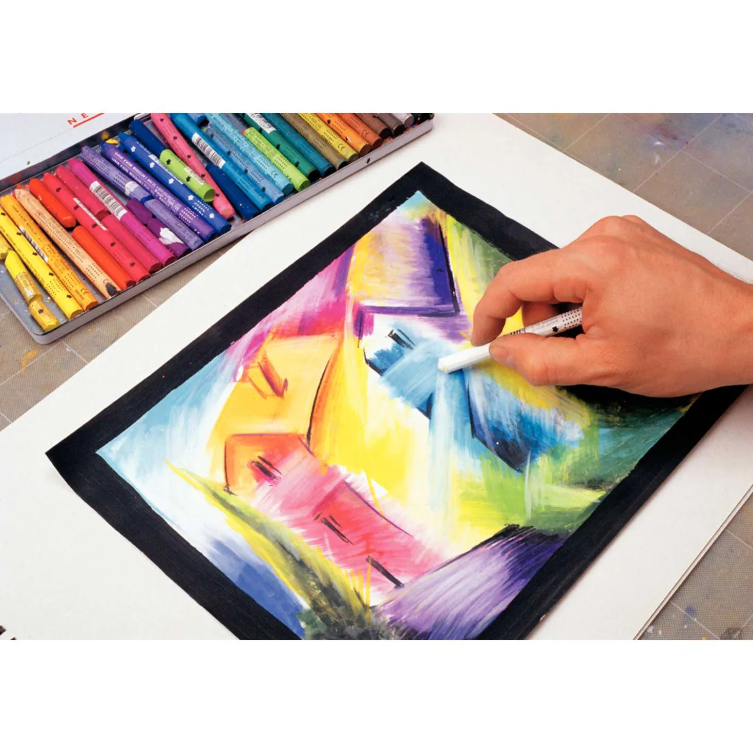 CARAN D'ACHE® NEOCOLOR® II wasservermalbare Wachspastelle, einzeln