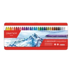 CARAN D'ACHE® NEOCOLOR® IIwasservermalbare Wachspastelle, Metall-Etuis