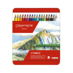 CARAN d'ACHE® PABLO Künstlerfarbstifte in Metalletui
