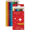CARAN D'ACHE® Swisscolor im Karton-Etui, wasserfeste Farbstifte