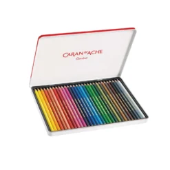 CARAN D'ACHE® Swisscolor wasserfeste Farbstifte, Metall-Etuis
