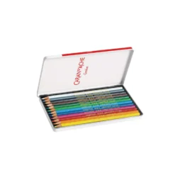 CARAN D'ACHE® Swisscolor wasserfeste Farbstifte, Metall-Etuis