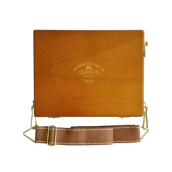 CHARVIN extrafeine Aquarellfarbe im Travel Bag, 24 x 1/2 Näpf. mit Zubehör, Holzkoffer