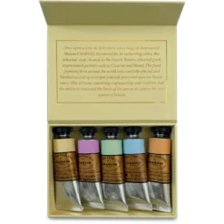 CHARVIN Extrafeine Ölfarben Sets in Taschenboxen, 5 × 20 ml