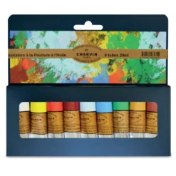 CHARVIN Extrafeine Ölfarben Thematic Sets, 9 × 20 ml