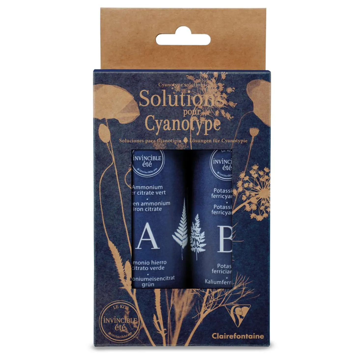 Clairefontaine Cyanotype-Set – für 200 ml Lösung