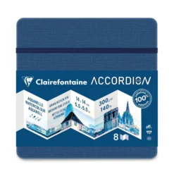 Clairefontaine Akkordeon-Aquarell-Zeichenbuch