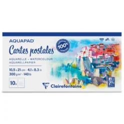 Clairefontaine AQUAPAD® Cartes postales, Postkarten-Block