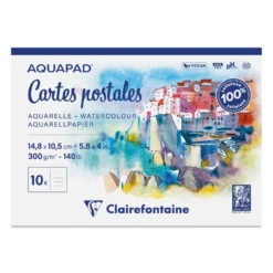 Clairefontaine AQUAPAD® Cartes postales, Postkarten-Block