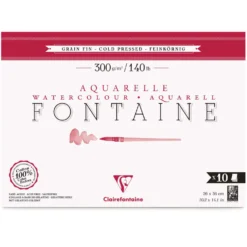 Clairefontaine Aquarellpapier FONTAINE Feinkorn