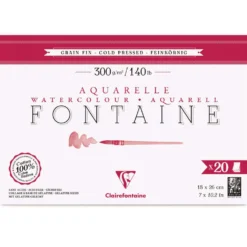 Clairefontaine Aquarellpapier FONTAINE Feinkorn