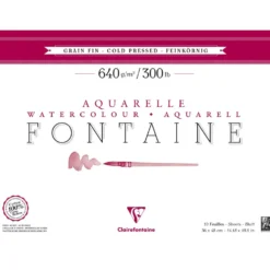 Clairefontaine Aquarellpapier FONTAINE 640 g/qm