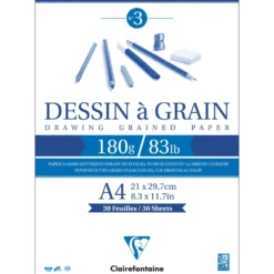 Clairefontaine "Dessin à Grain" Zeichenblock