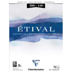 Clairefontaine ETIVAL Aquarellblock 300 g, feinkörnig