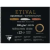 Clairefontaine ETIVAL Aquarellblock Noir
