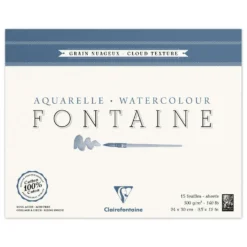 Clairefontaine FONTAINE Aquarellblock Torchon (Wolke)