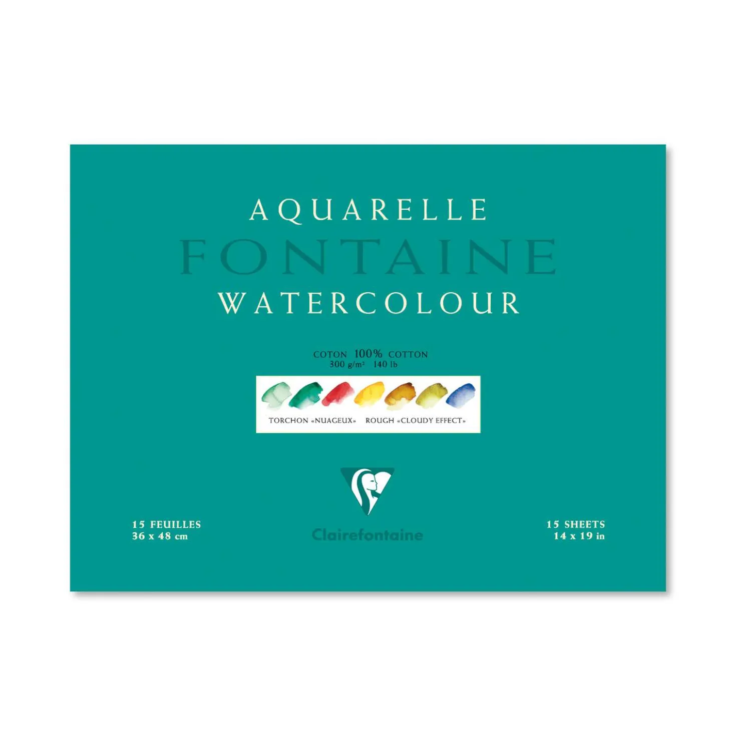 Clairefontaine FONTAINE Aquarellblock Torchon (Wolke)