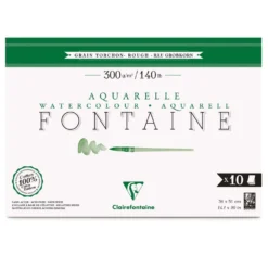 Clairefontaine FONTAINE Aquarellpapier Grobkorn