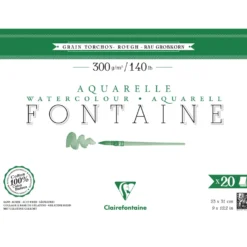 Clairefontaine FONTAINE Aquarellpapier Grobkorn