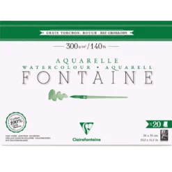 Clairefontaine FONTAINE Aquarellpapier Grobkorn