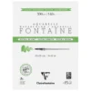 Clairefontaine FONTAINE Aquarellblock Extraweiß, Torchon
