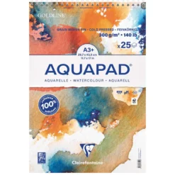 Clairefontaine Goldline Aquapad Spiralblock