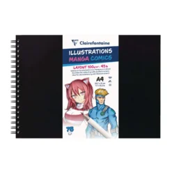 Clairefontaine Illustrations Manga Comic Spiralbuch