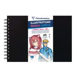 Clairefontaine Illustrations Manga Comic Spiralbuch
