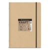 Clairefontaine Kraftpapier Natur, geheftetes Skizzenbuch